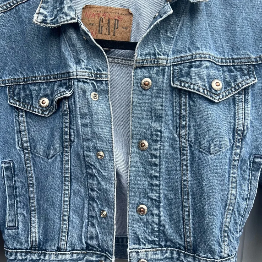 Vintage Kids Gap Blue‎ Denim Jacket size S, cotton
